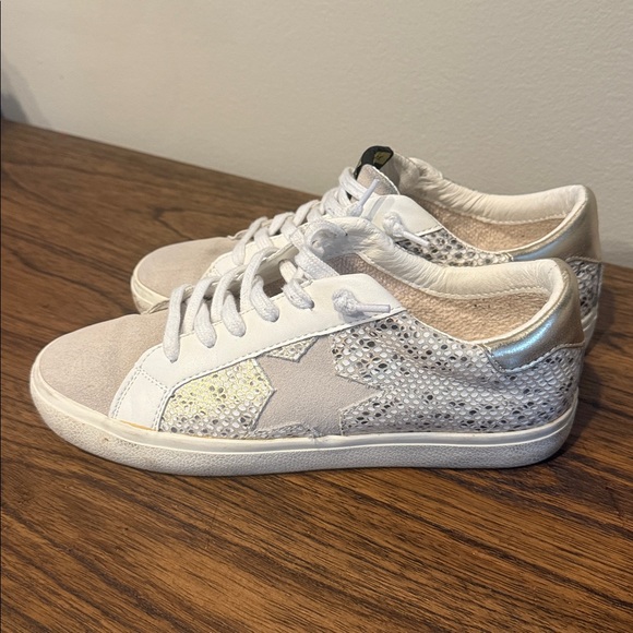 Vintage Havana Sneakers Womens Kate White Snake shoes Size 8.5 - Picture 8 of 12